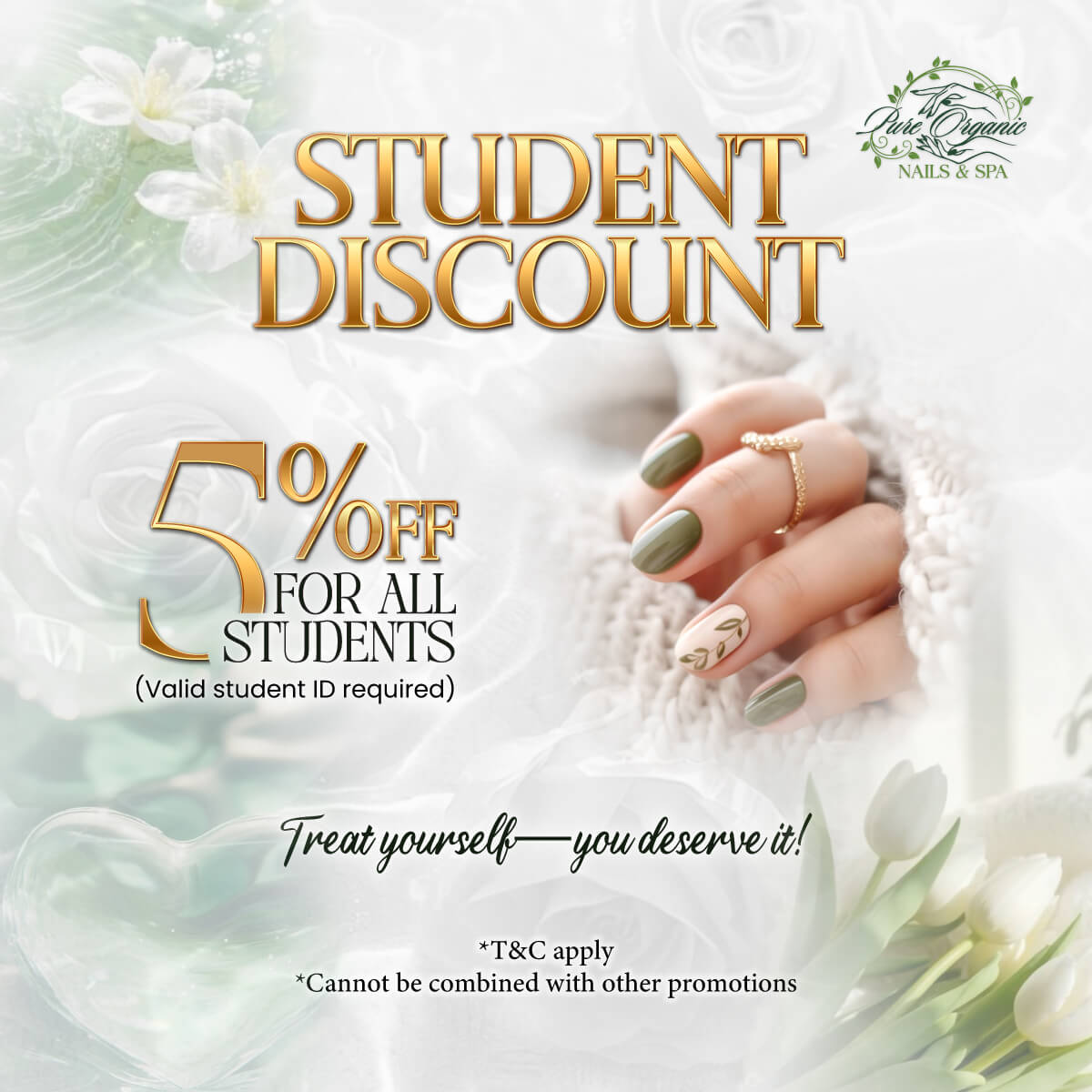 💖 Pure Organic Nails & Spa - Promotions! 💖