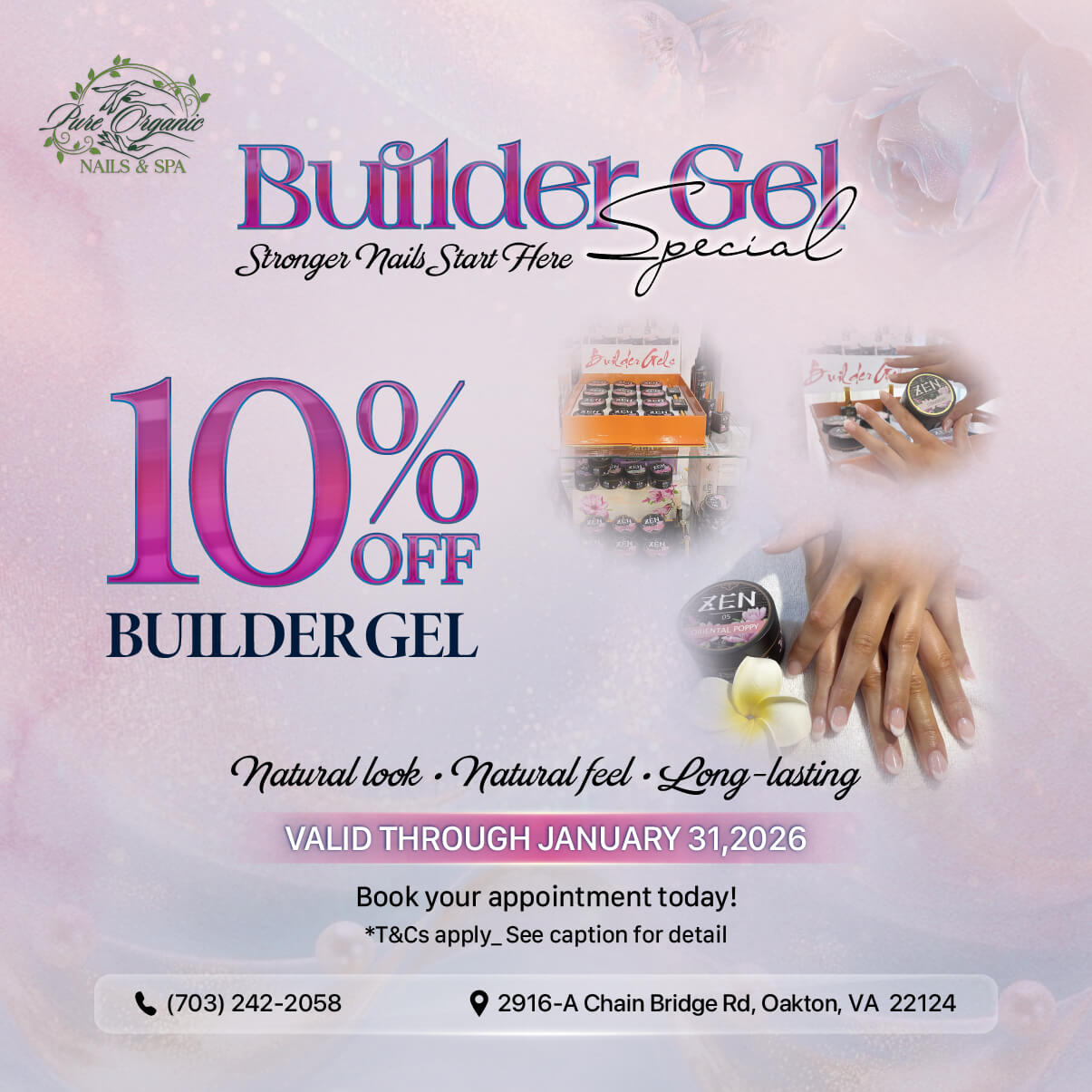 💖 Pure Organic Nails & Spa - Promotions! 💖