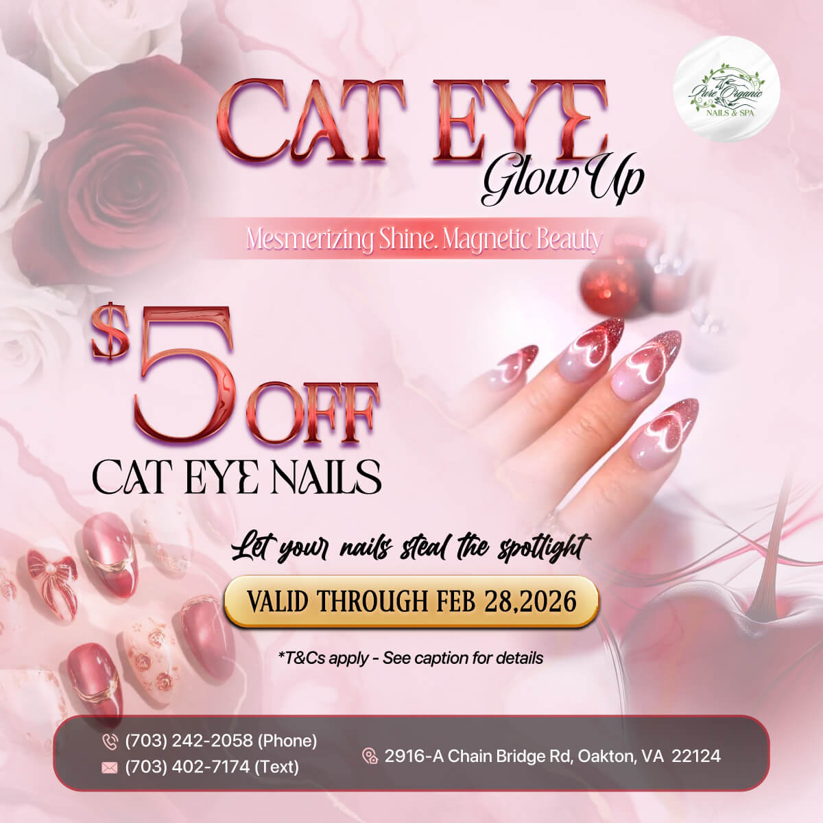 💖 Pure Organic Nails & Spa - Promotions! 💖