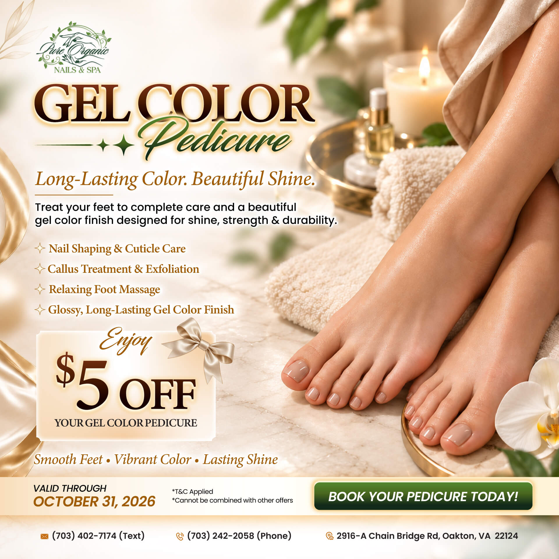 💖 Pure Organic Nails & Spa - Promotions! 💖