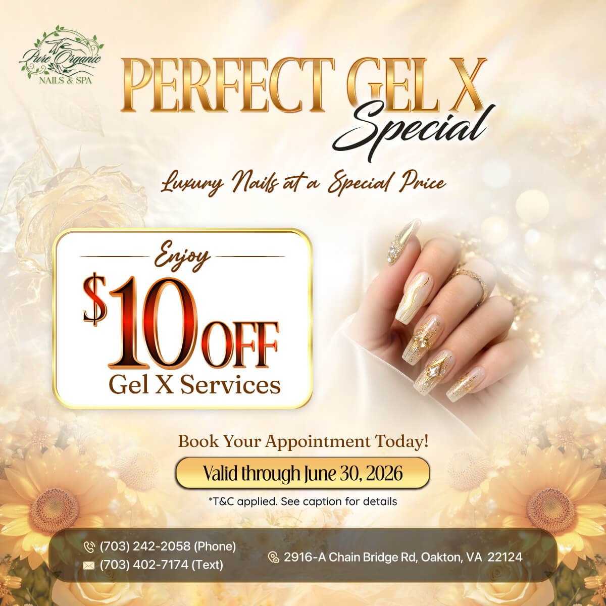 💖 Pure Organic Nails & Spa - Promotions! 💖