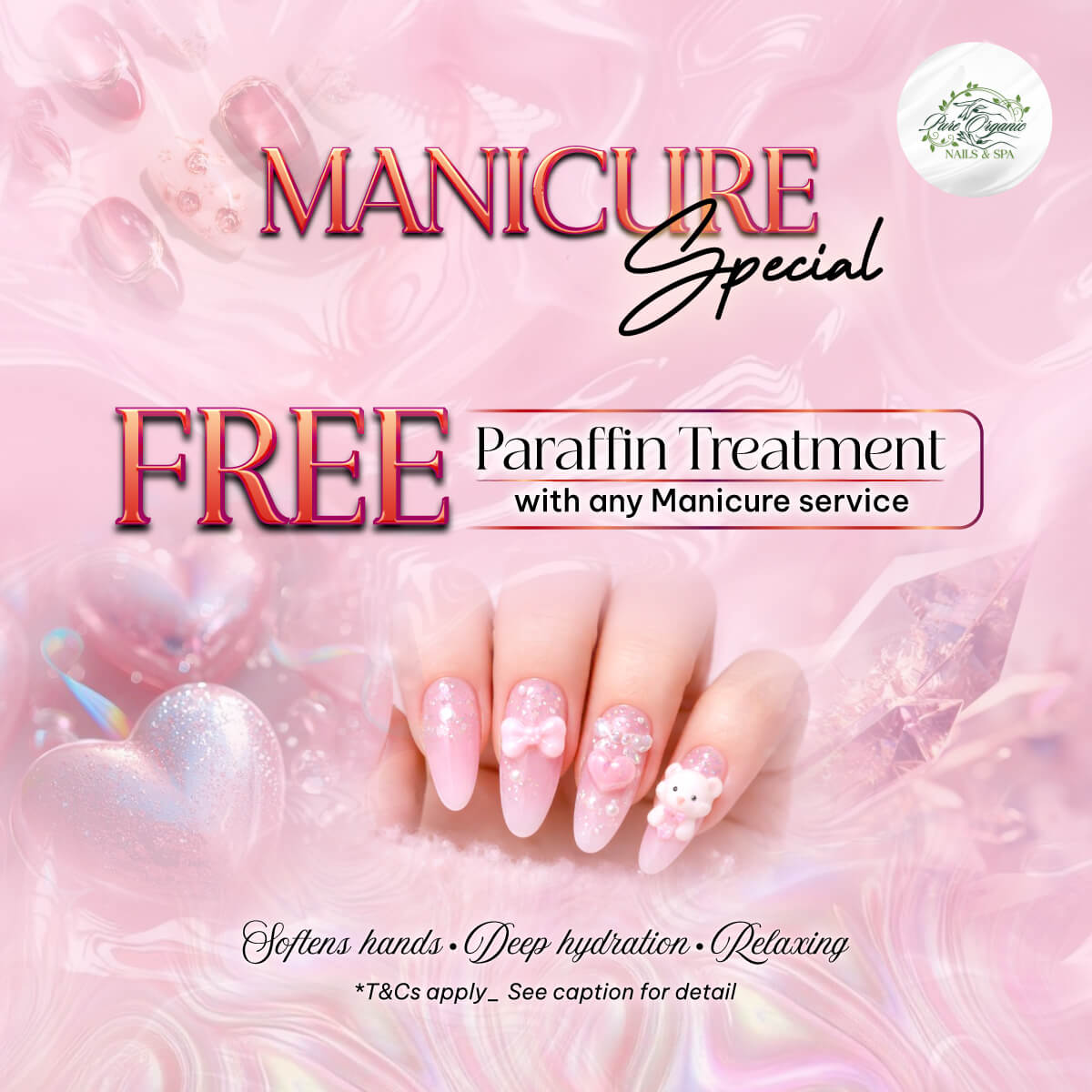 💖 Pure Organic Nails & Spa - Promotions! 💖
