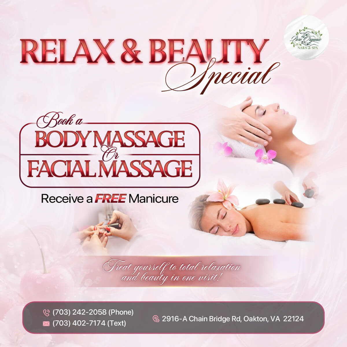 💖 Pure Organic Nails & Spa - Promotions! 💖