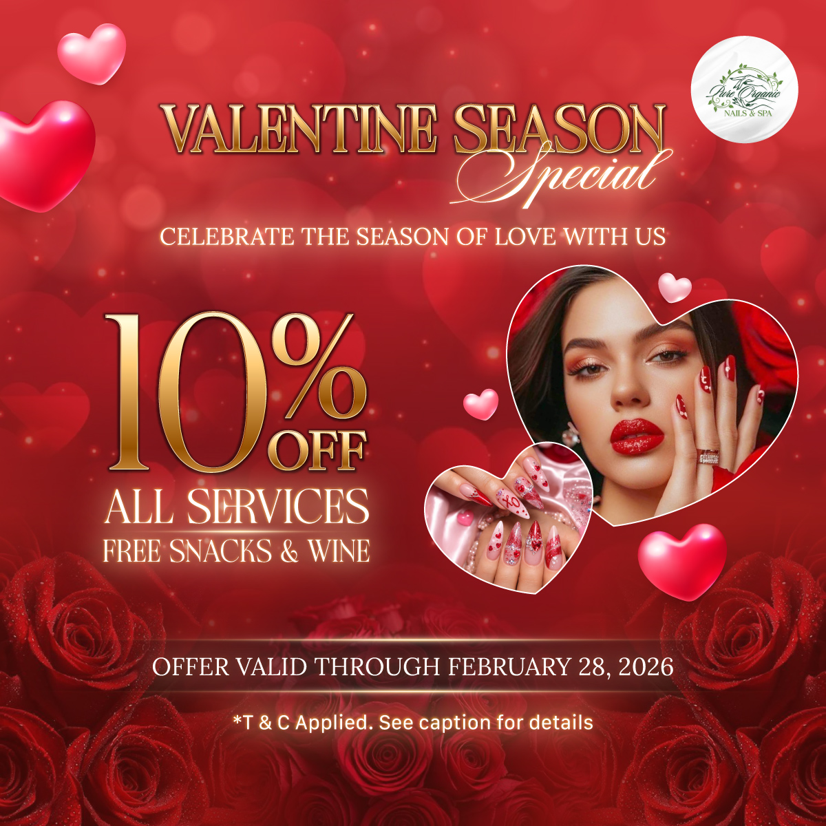 💖 Pure Organic Nails & Spa - Promotions! 💖